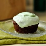 Vegan Chocolate Cupcakes with Mint Icing