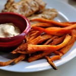 Sweet Potato Fries with Lime-Chipotle Mayo