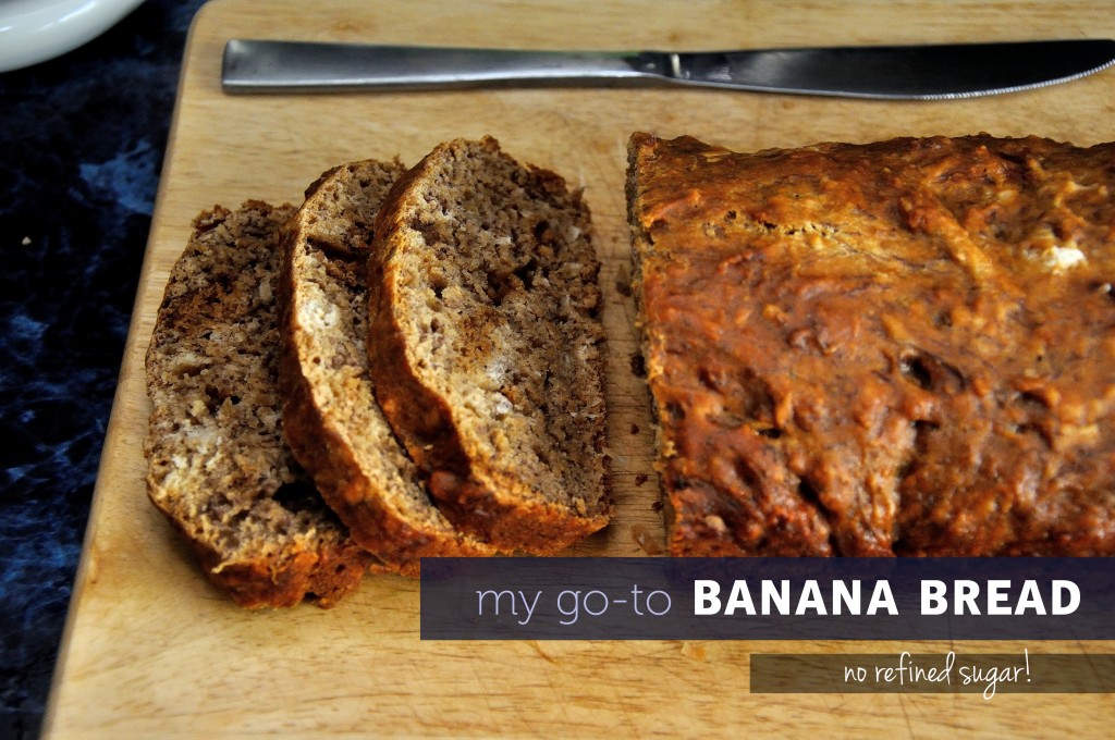 My Go-To Banana Bread Recipe - No Refined Sugar! | KohlerCreated.com