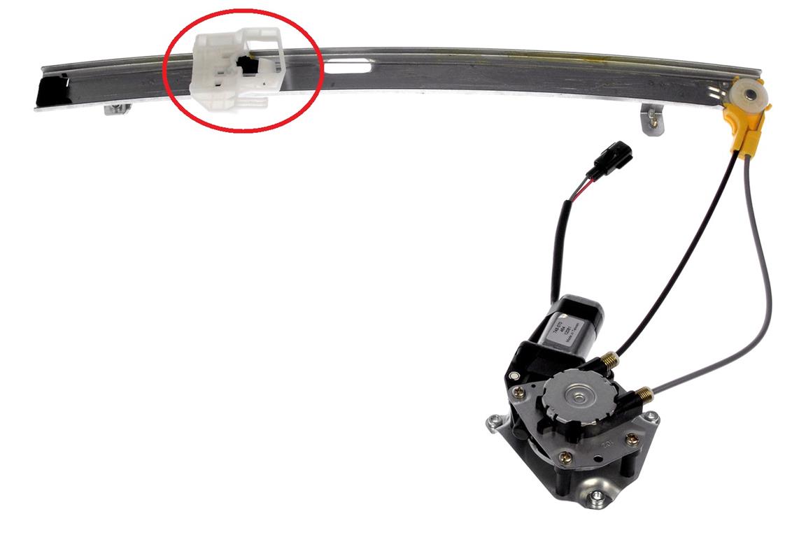 Power Window Regulators Rear Left Drivers Side with Motor Assembly Replacement Parts for 2002-2007 Jeep Liberty 