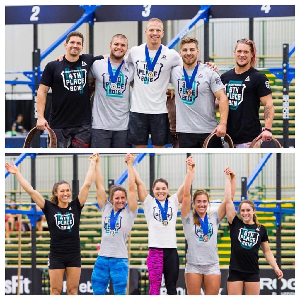 2016 CrossFit Games Central Regional Podium Finishers - Kohler Created